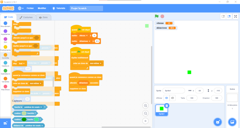 Fichier:Cr er le jeu Snake sur Scratch Snake 03.png