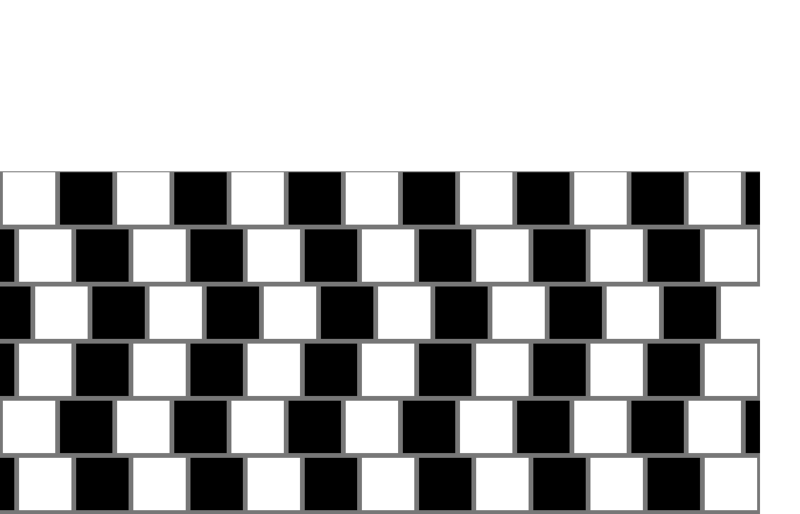 Fichier:Quelques exemples d illusions d optique Caf wall.svg