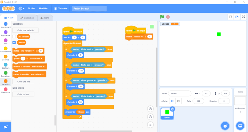 Fichier:Cr er le jeu Snake sur Scratch Snake 02.png