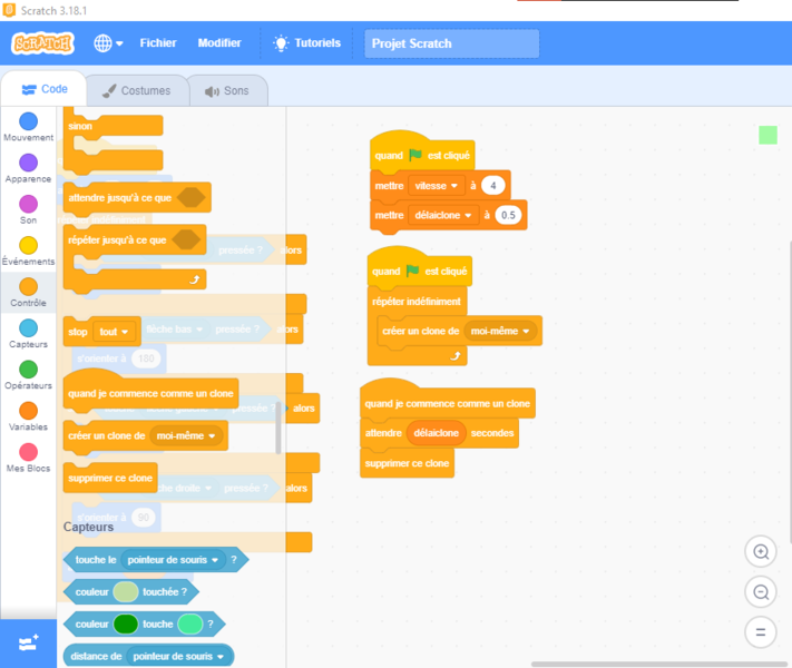 Fichier:Cr er le jeu Snake sur Scratch Snake 03bis.png
